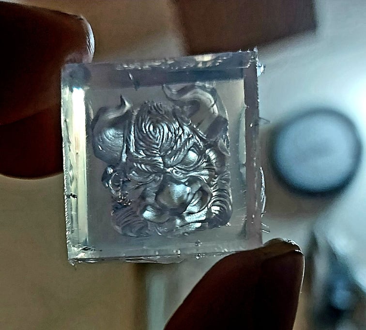 [HCM]Khuôn silicon keycap clone bò bull v2 trong suốt.