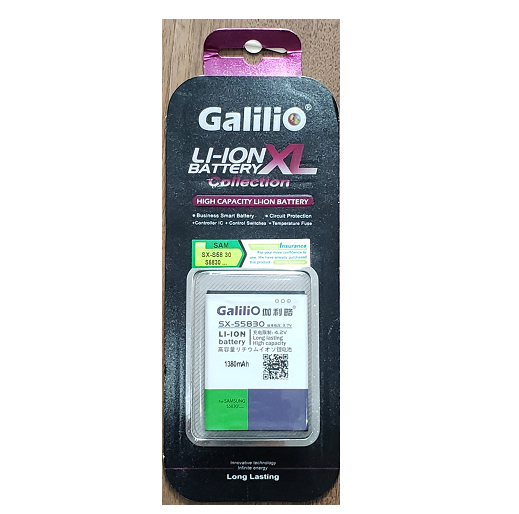 Pin samsung s6102/ s6802 / s6810 / eb494358vu / dung lượng cao hiệu galilio