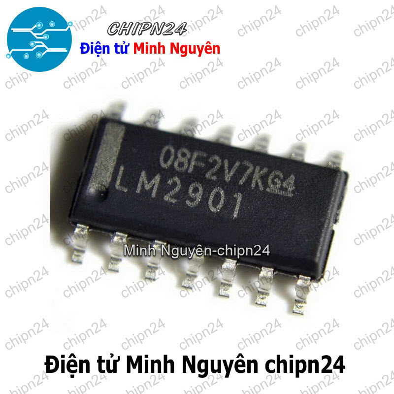 [2 con] (SOP) IC Dán LM2901 SOP-14 (SMD) (LM2901DR 2901) - HH004476