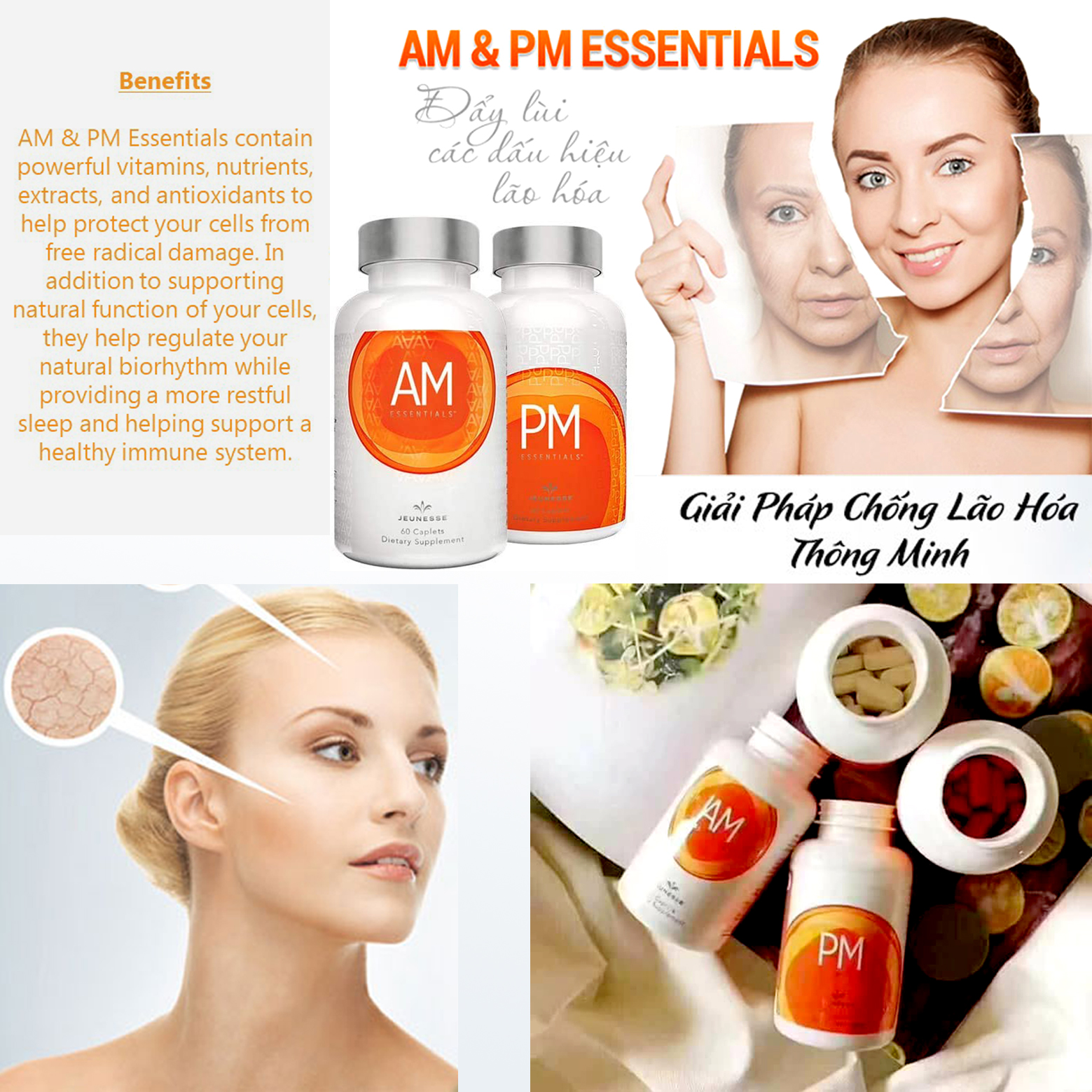Jeunesse AM & PM Essentials - Đẩy lui sự lão hóa