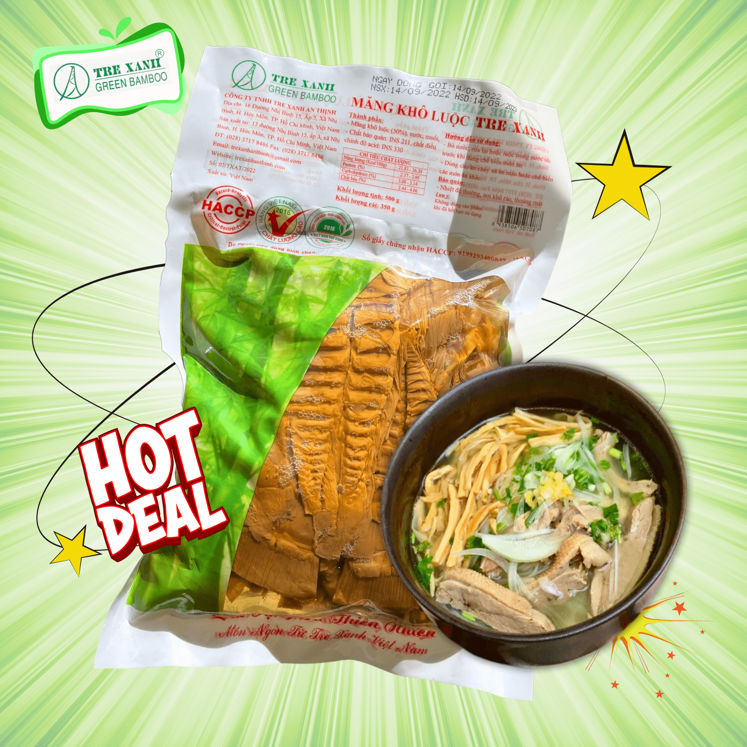 Safe Thinh Green Bamboo Bamboo delicious natural bamboo bamboo cage