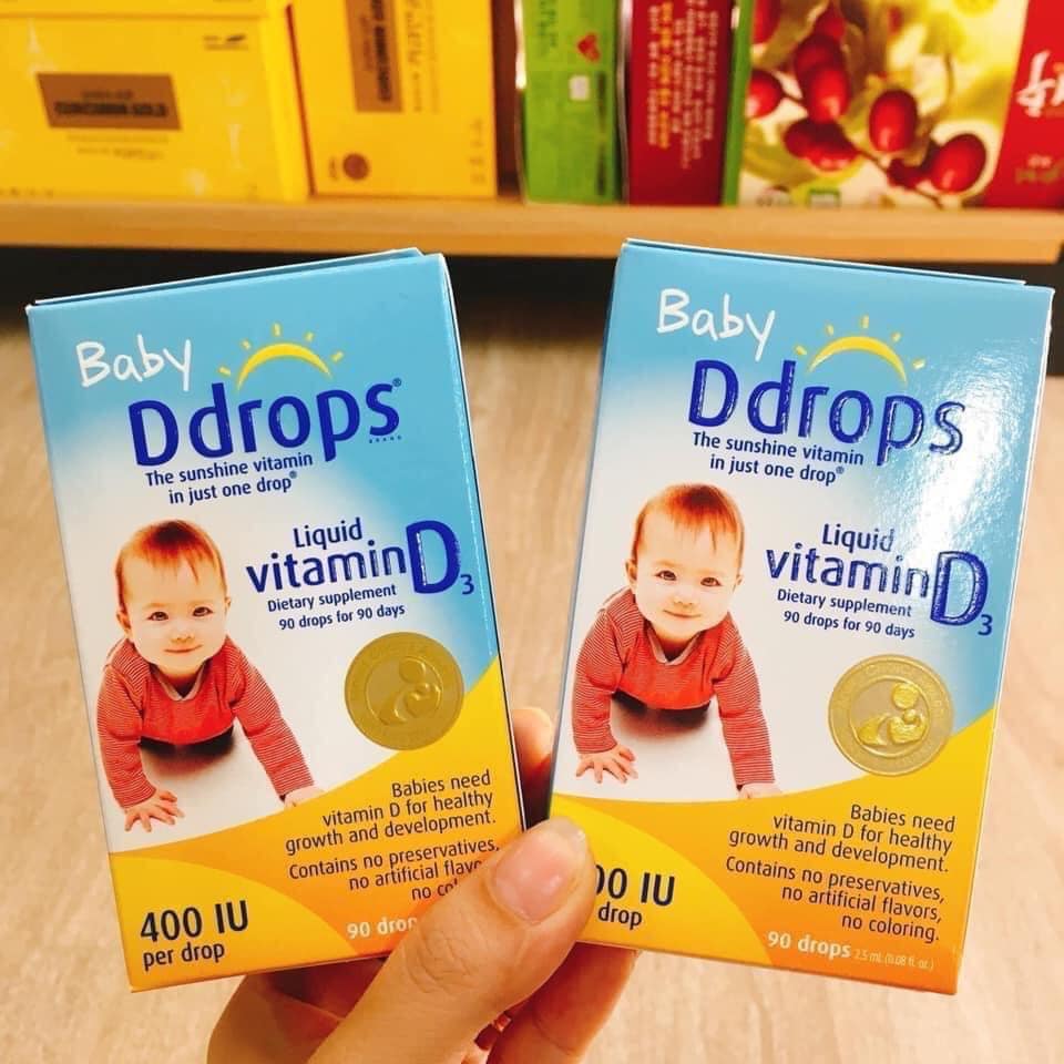 Vitamin D & Vitamin K2D3 cho bé Châu Âu
