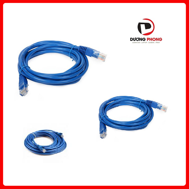 Dây cáp mạng bấm sẵn Cat 6 VSP 2m (xanh dương)