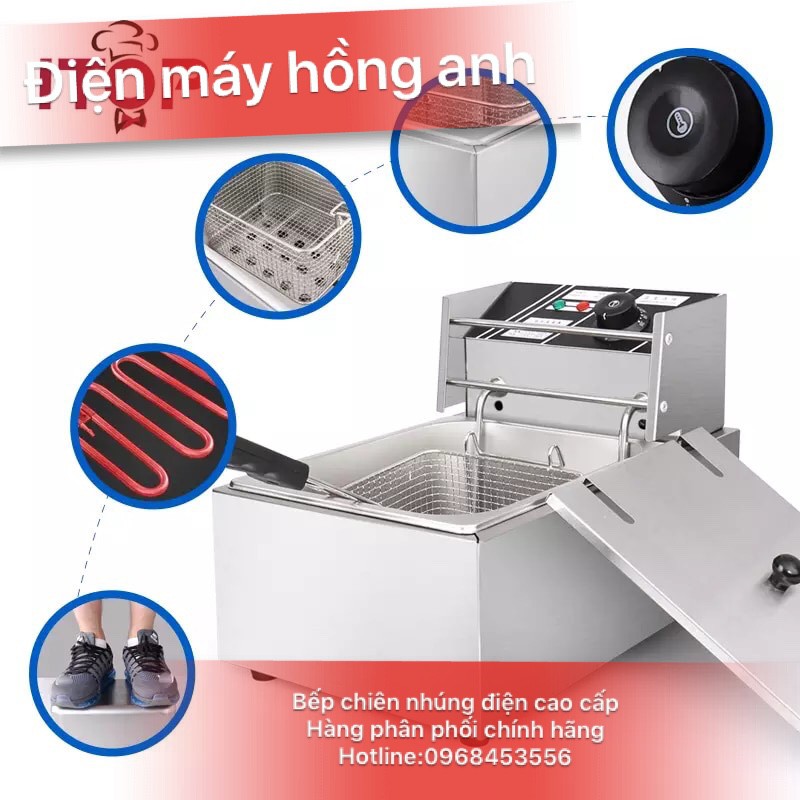 BẾP CHIÊN NHÚNG ĐIỆN CAO CẤP EF-81