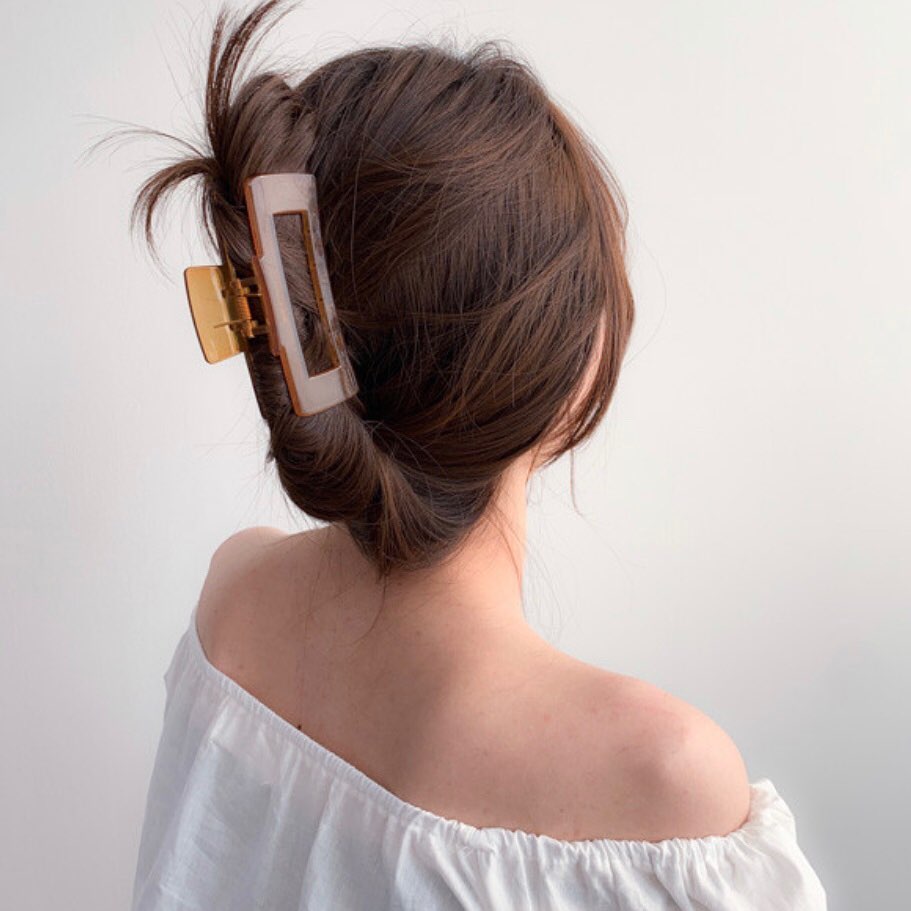 Kẹp tóc square clip Hàn Quốc Korea