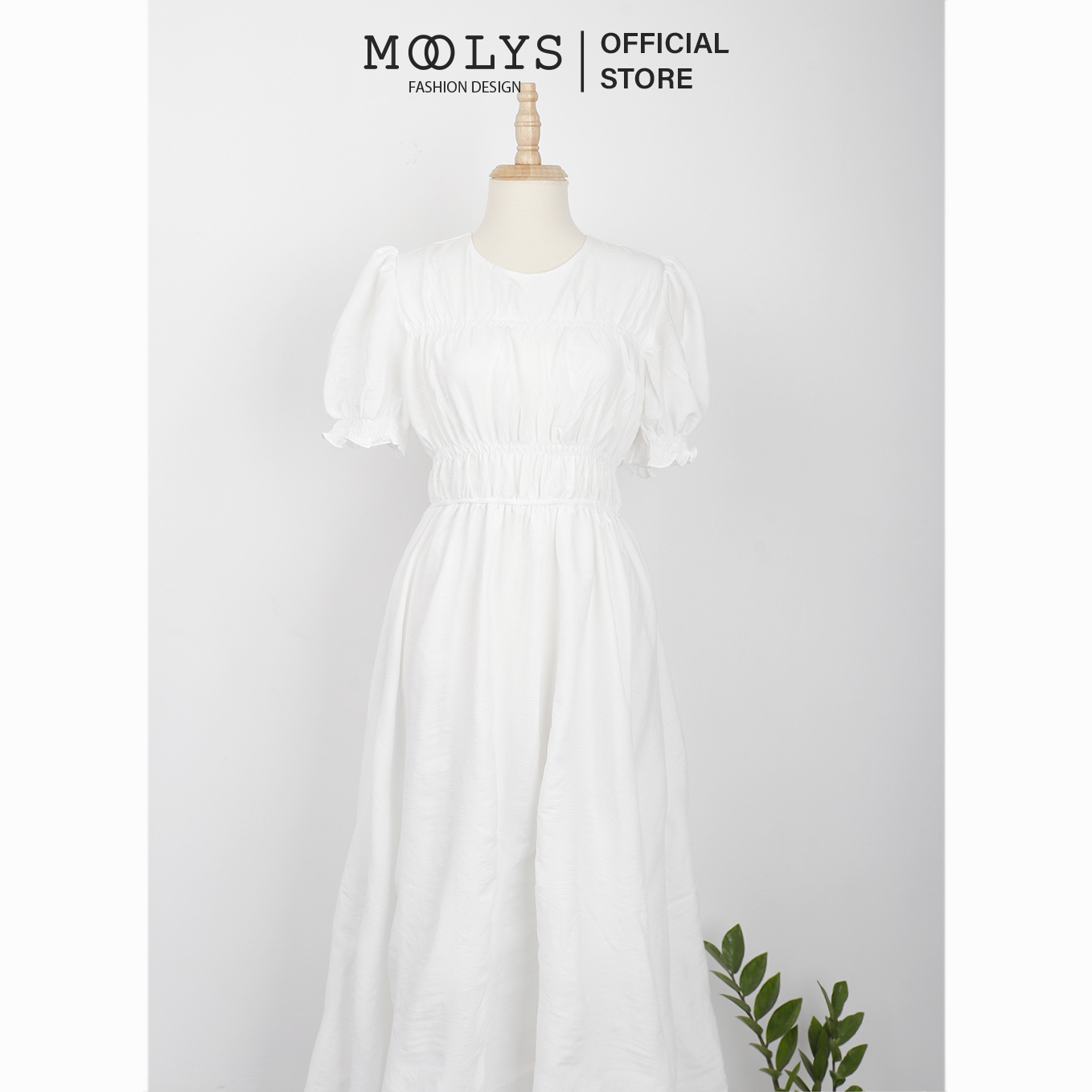 Đầm xoè dáng dài thiết kế đơn giản Moolys MD021