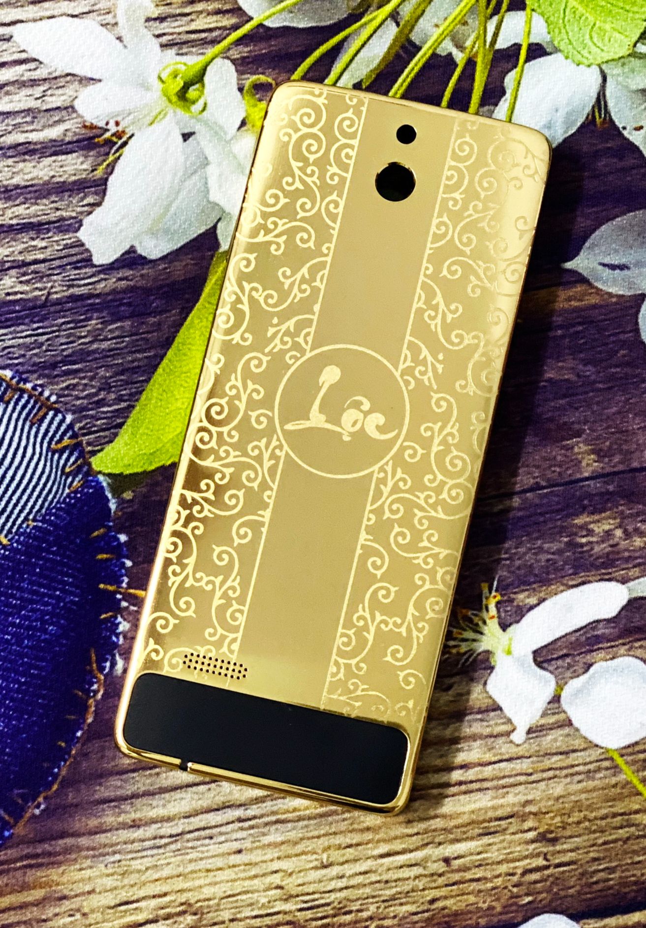 Vỏ Lưng Máy Nokia 515 Mạ Vàng 24k Nhiều Mẫu