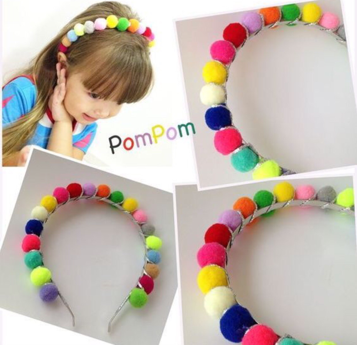 [HCM]20 quả pom pom lụa đủ màu sắc