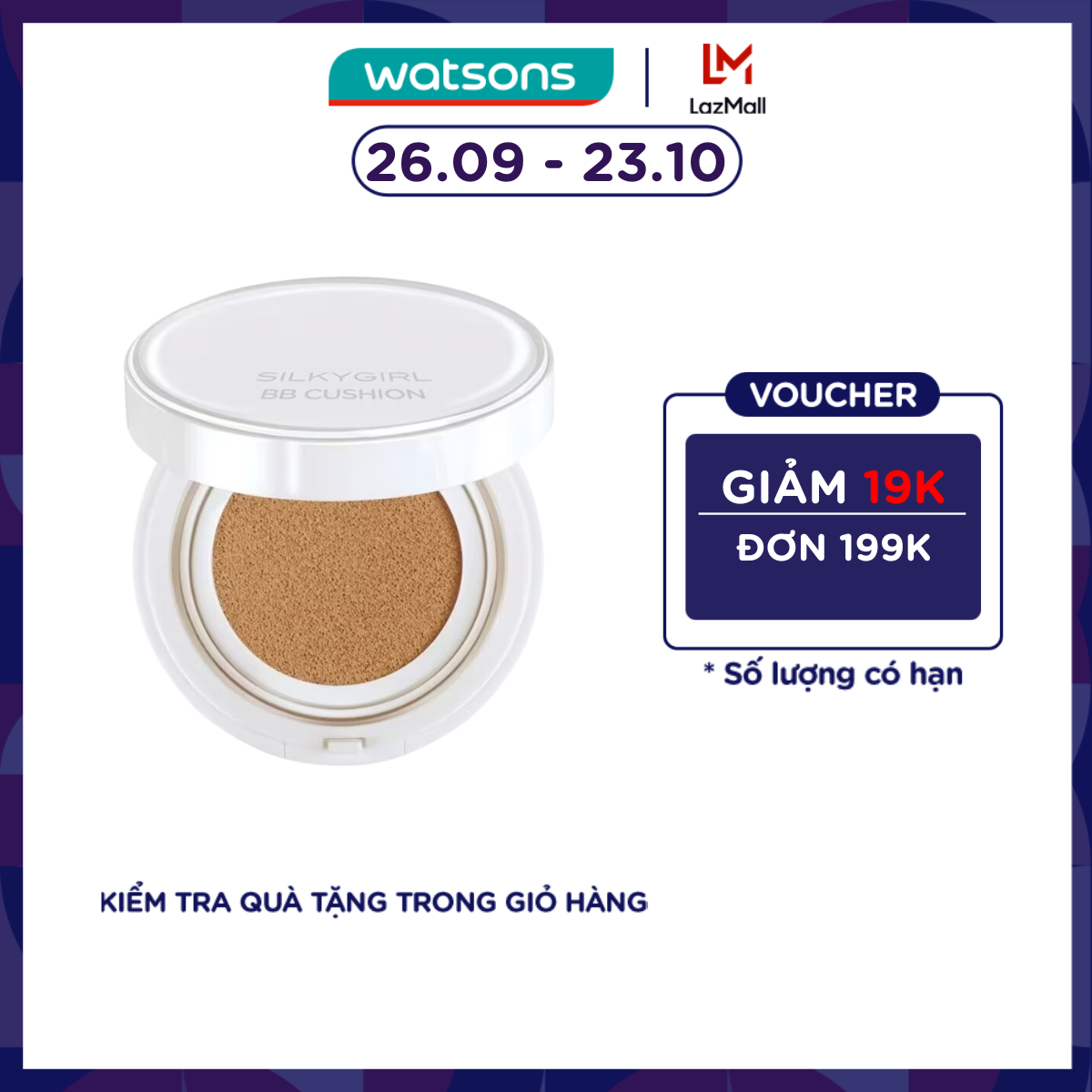 [HOT VOUCHER] Phấn Nước Silkygirl Magic BB Cushion - 10g