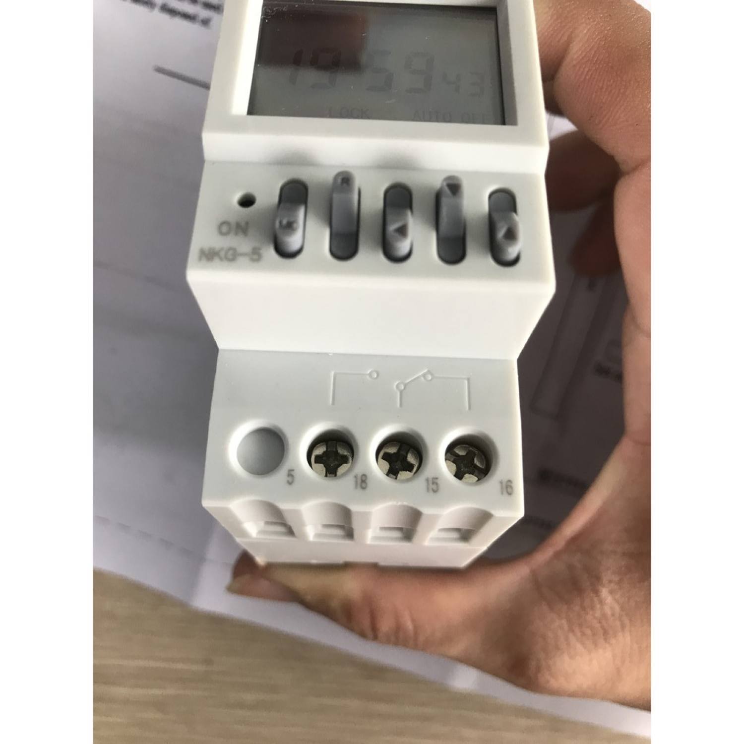 (KHÁC) Rơ le thời gian thực theo tháng chỉ thị số NKG-5