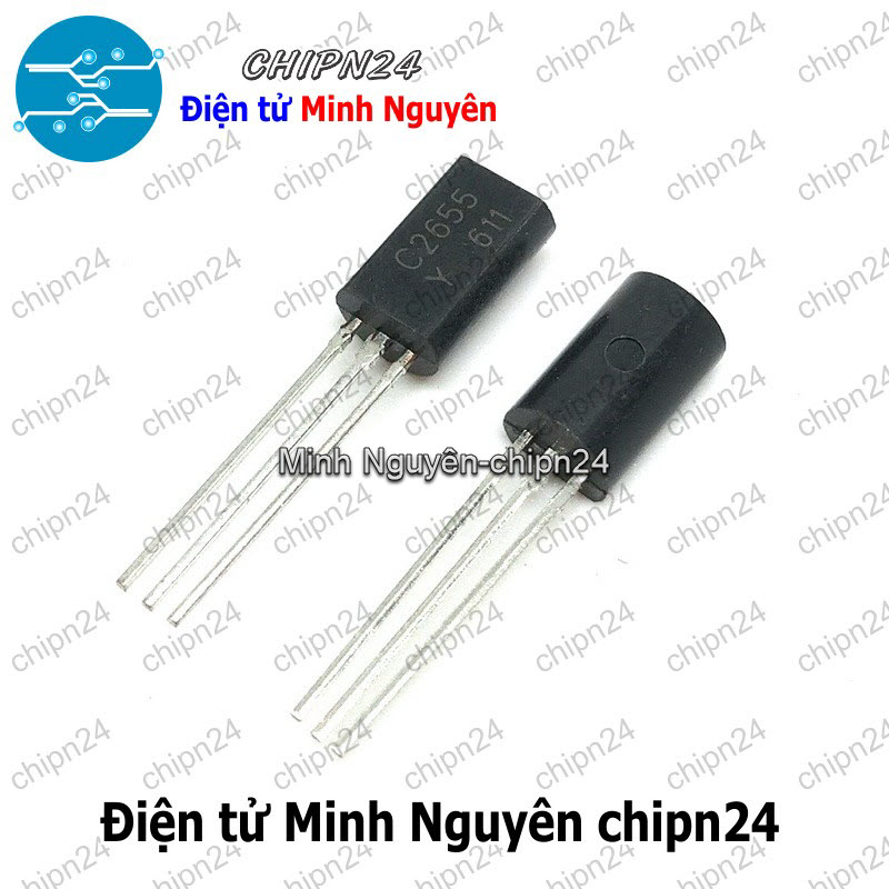 [5 con] (KT1) Transistor C2655 TO-92 NPN 2A 50V (2SC2655-Y C2655-Y 2655) - HH005521