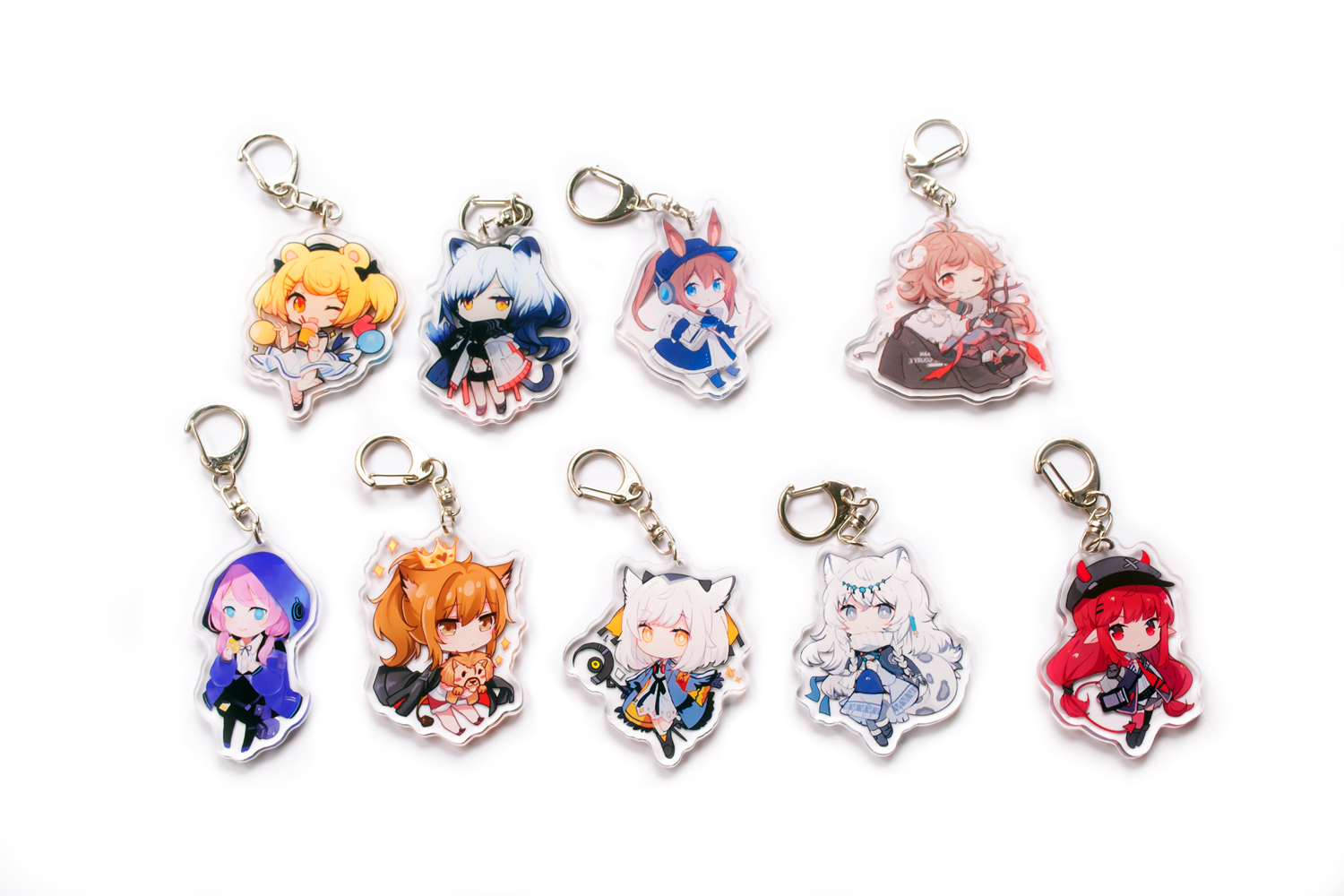 [Thanh lý bán lỗ] Móc khóa Anime Acrylic Mica Chibi - Arknights [PKA] [KS18]