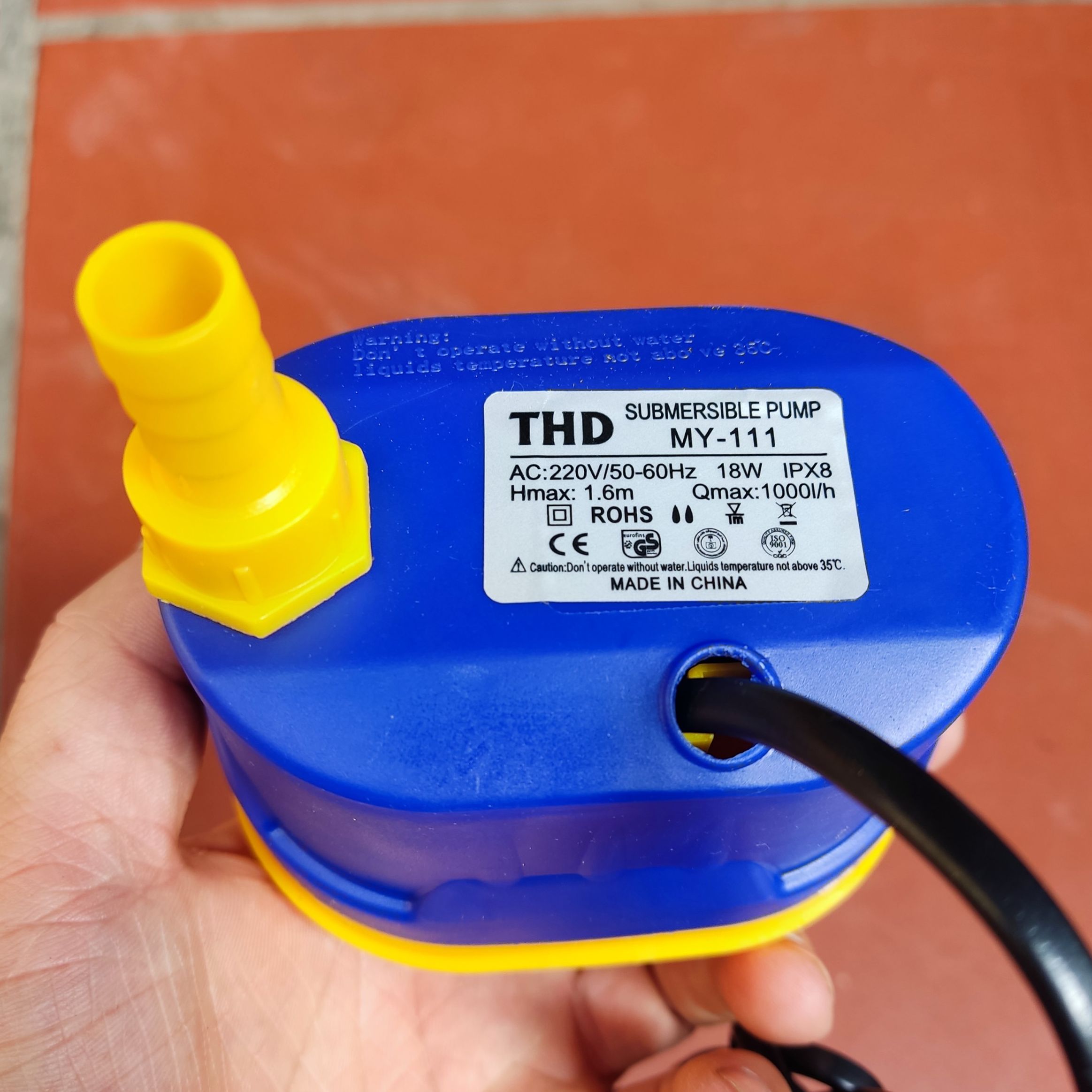 Bơm nước quạt điều hòa 4w - 30w 220v hmax 1.2m 300lh