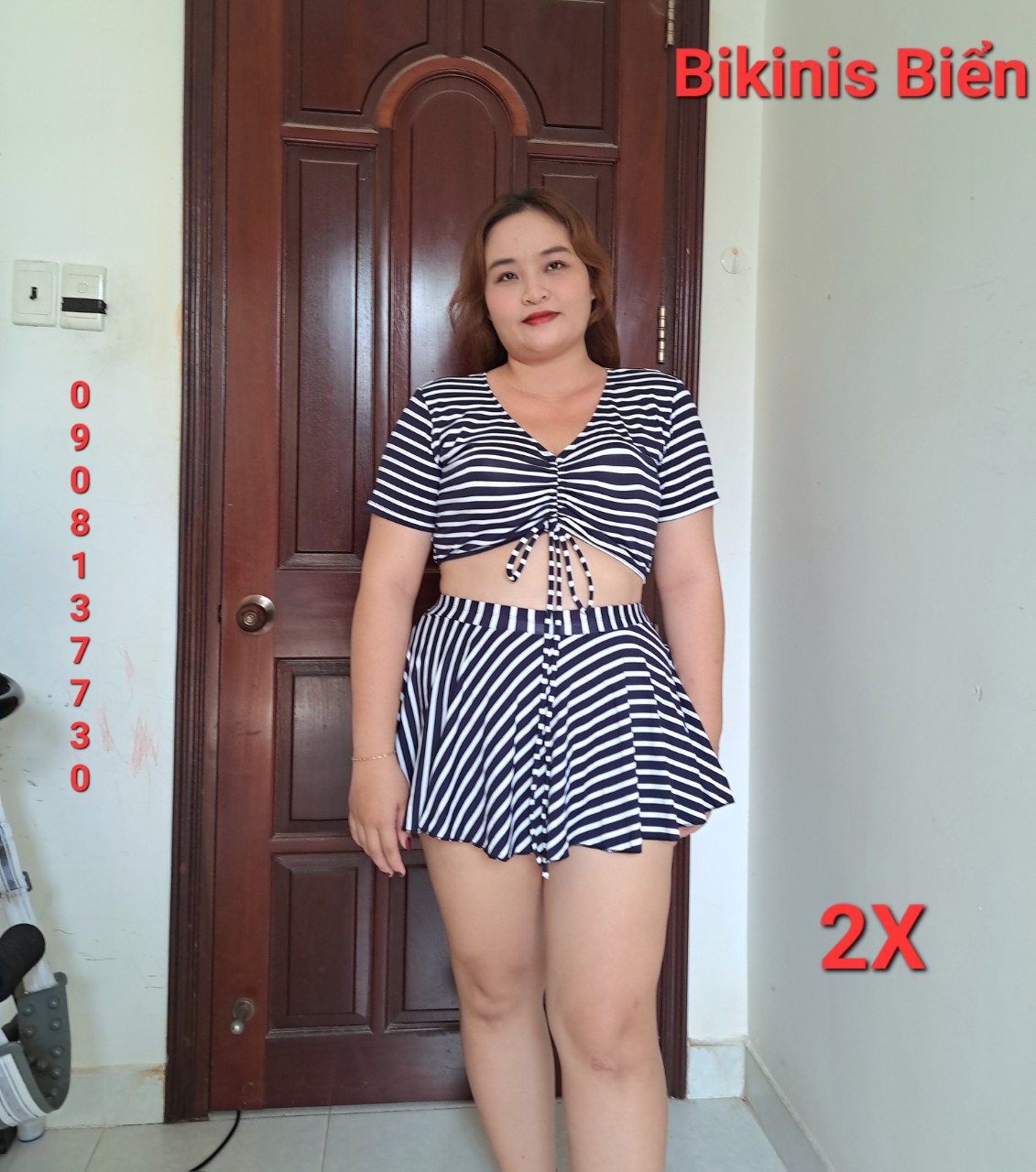 Bikini bigsize áo rút(60-90kg)