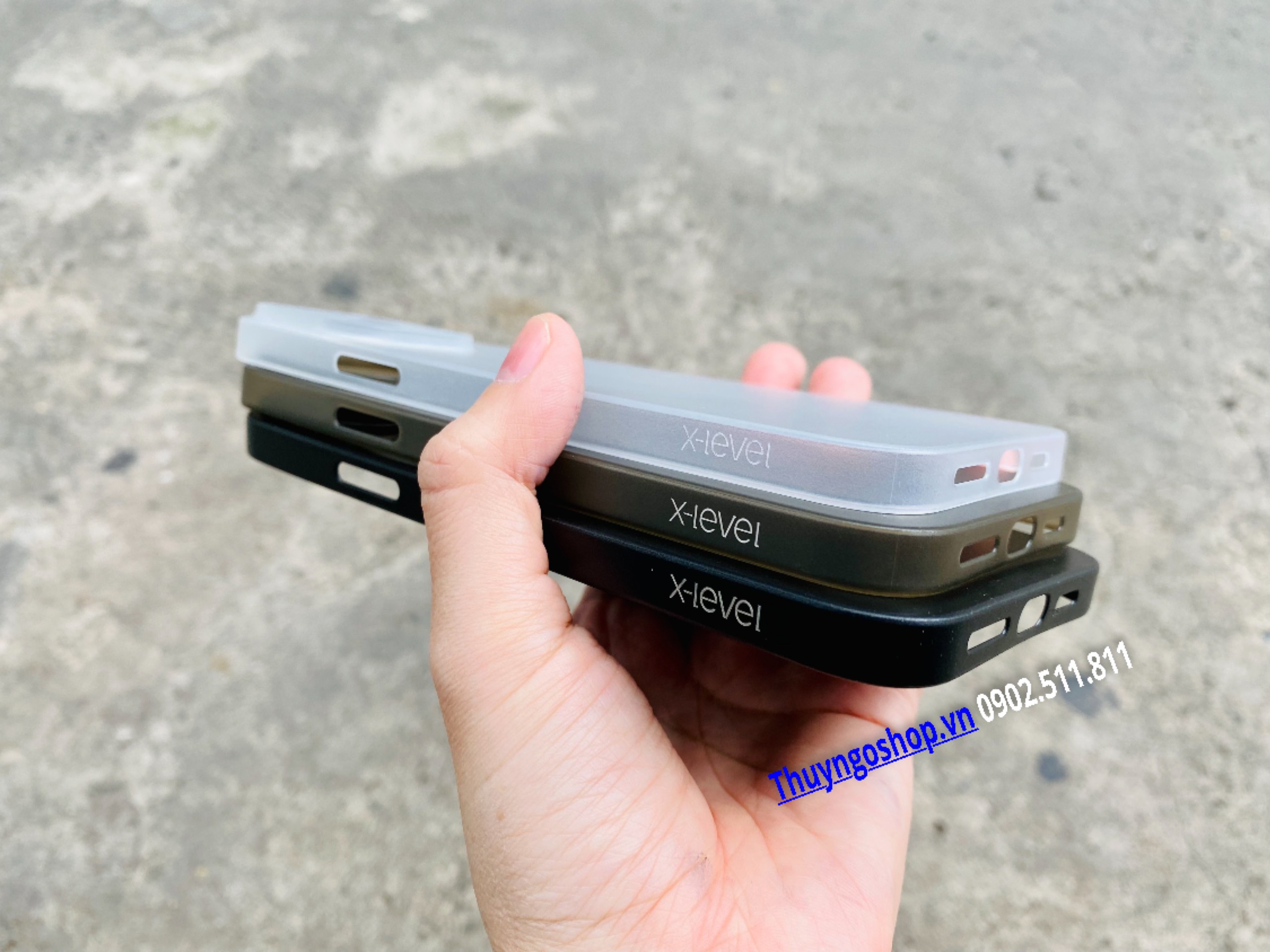 Ốp lưng nhám siêu mỏng 0.18mm X-Level Iphone 13 / 13 Pro / 13 Pro Max
