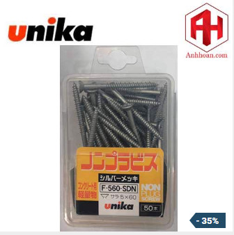 Vít bằng sắt unika f-560-sdn