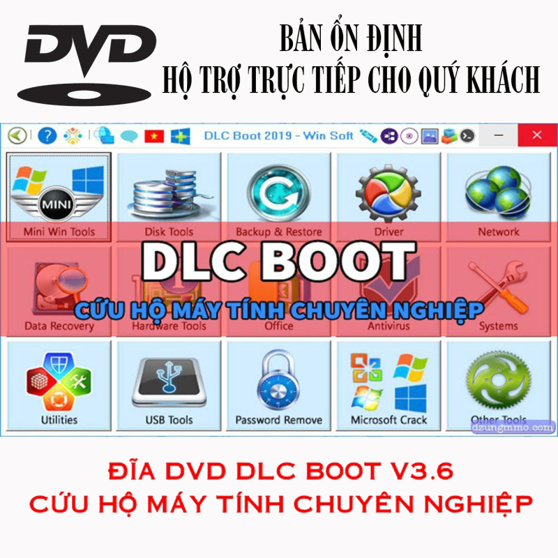 Bảng giá Đĩa DVD DLC Boot V3.6 - Cứu Hộ Máy Tính Chuyên Nghiệp Phong Vũ