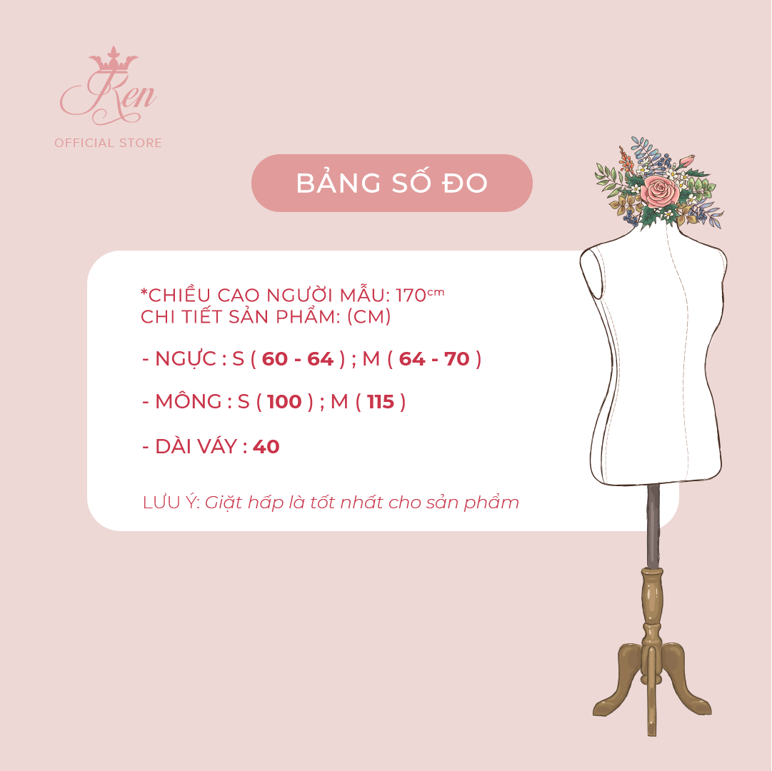 REN BY TEE - Chân Váy Tầng Phối Ren