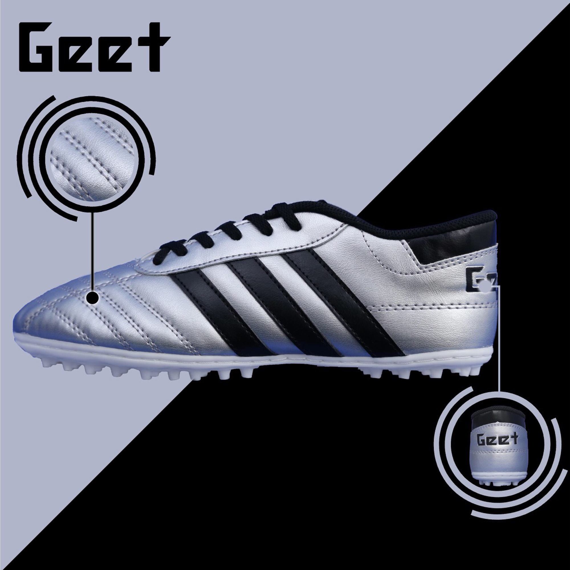 Shoes kickball artificial turf stitching full Đế Geet , CT3