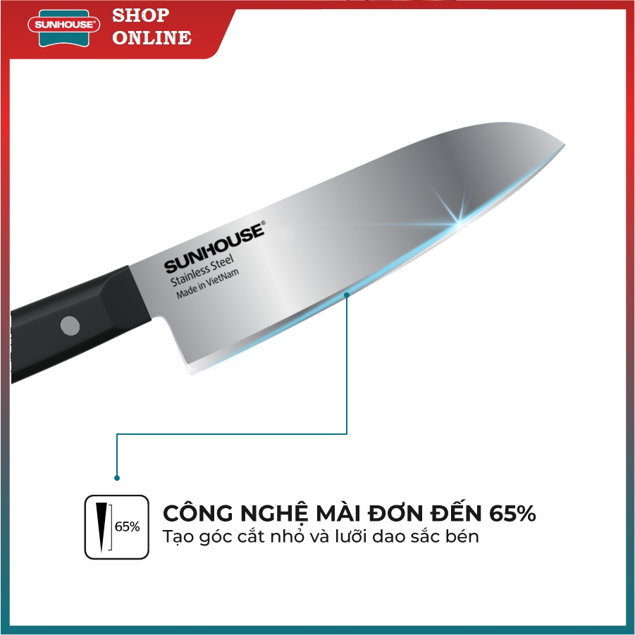 Dao làm bếp đa năng SUNHOUSE KS-KN165KS