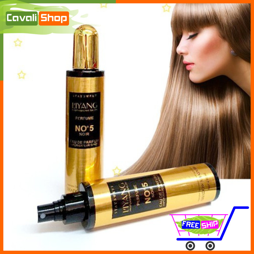 [XẢ HÀNG 3 NGÀY] Xịt dưỡng tóc hương nước hoa N5 – Cavali – Chai 220ml giúp cho bạn mái tóc suôn mượt giảm gãy rụng