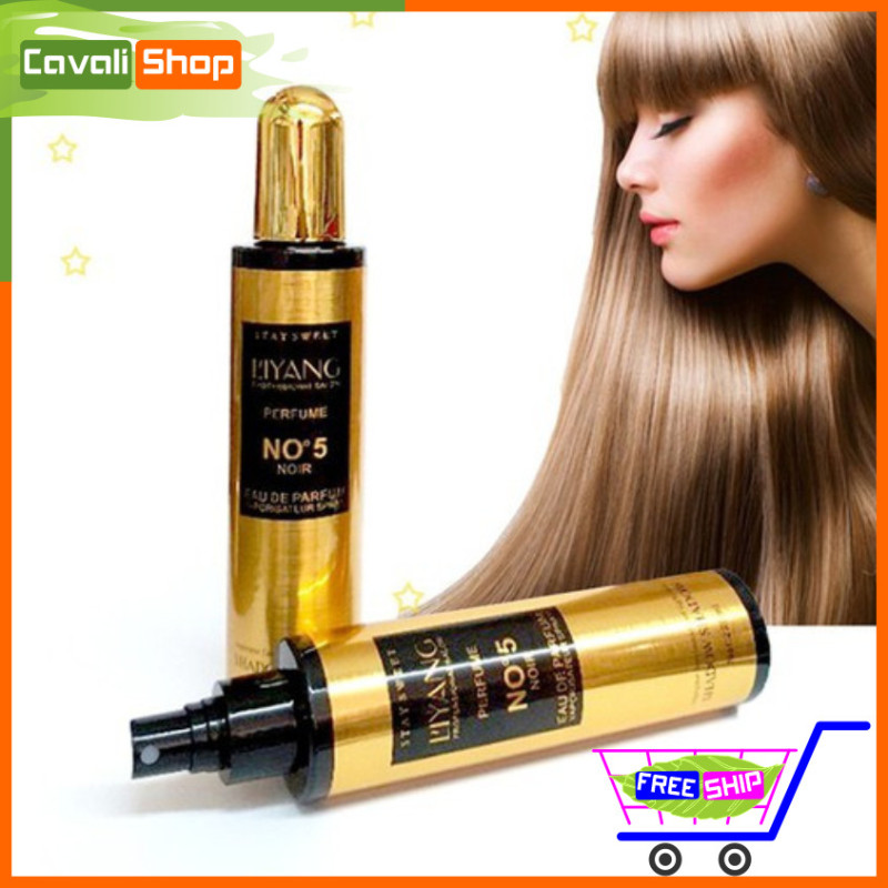 [XẢ HÀNG 3 NGÀY] Xịt dưỡng tóc hương nước hoa N5 - Cavali - Chai 220ml giúp cho bạn mái tóc suôn mượt, giảm gãy rụng cao cấp