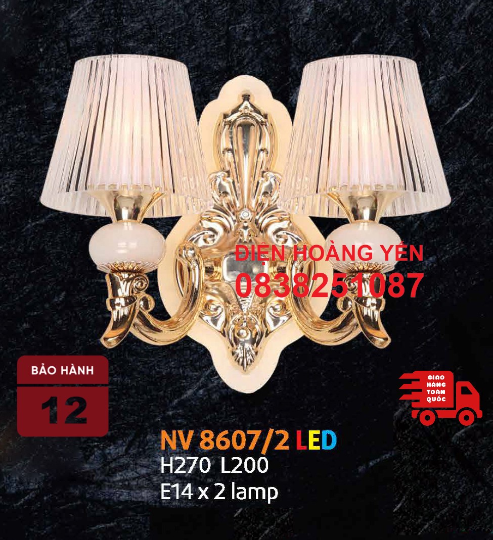 đèn vách gắn tường cổ điển trang trí phòng khách phòng ngủ cầu thanh