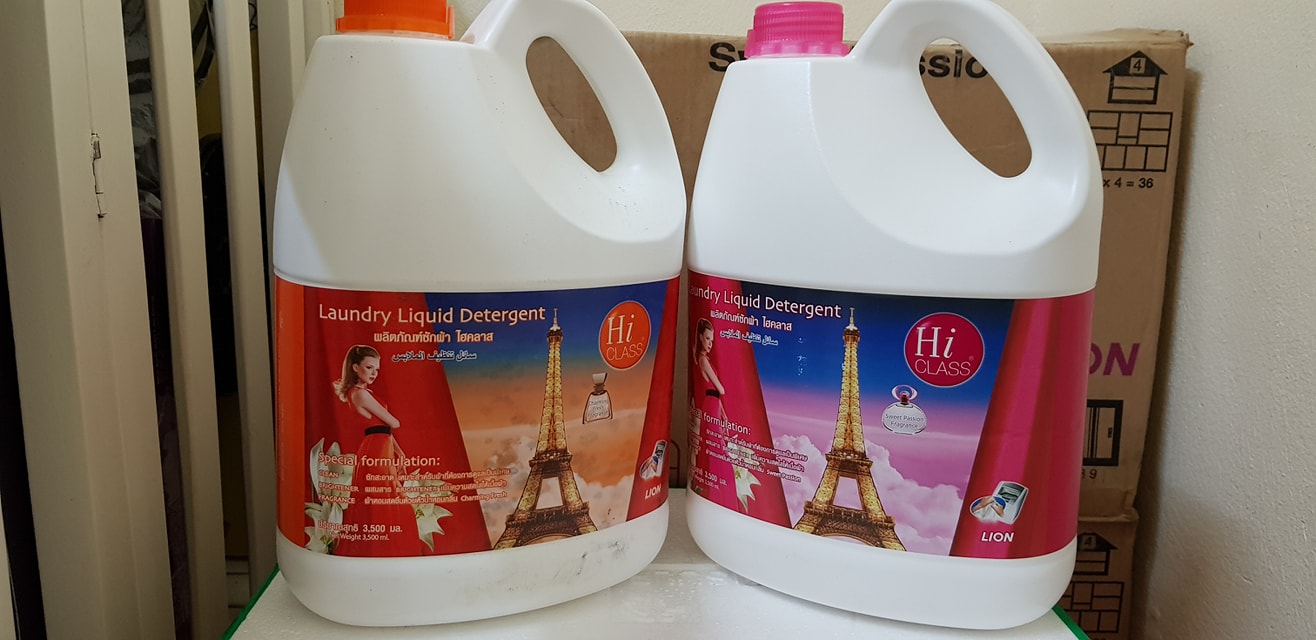 [HCM]NƯỚC GIẶT XẢ HICLASS 3000ML THÁI LAN [MÀU HỒNG]