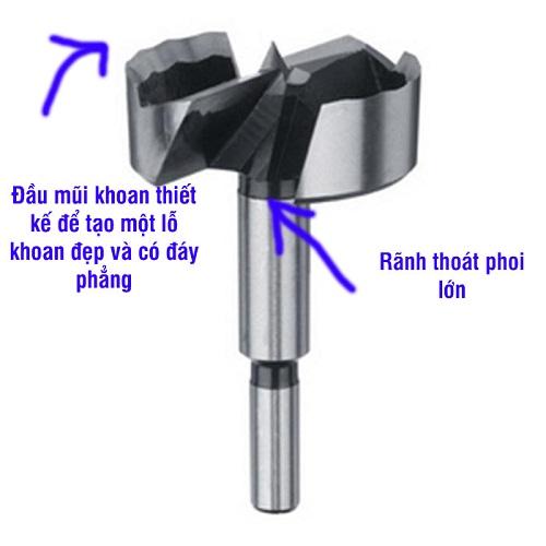 Bộ mũi phay gỗ đáy bằng