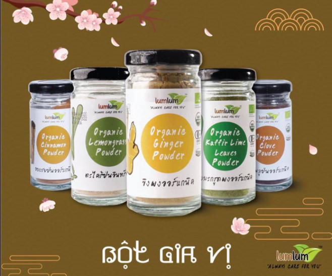 Bột gia vị hữu cơ Lumlum