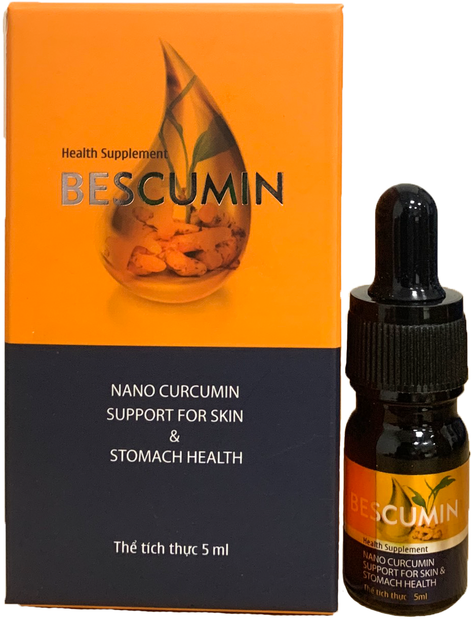 Tinh chất nghệ nano bảo vệ niêm mạc dạ dày BESCUMIN chai 5ml