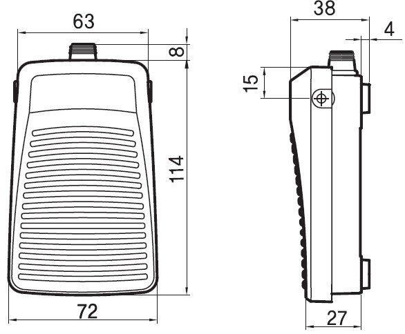 Công tắc bàn đạp HY-102N Hanyoung