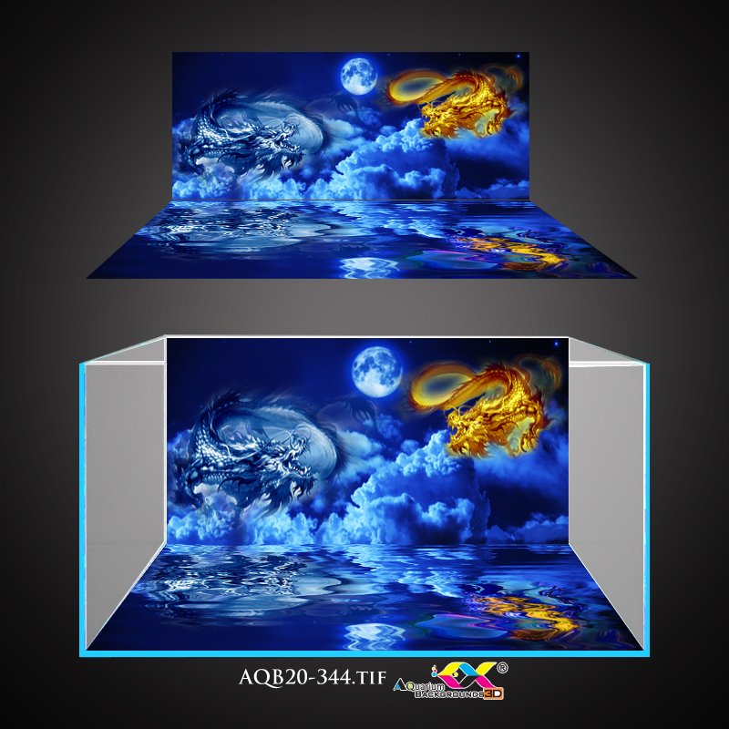 Tranh 3D -  Linh hồn cho Hồ Cá Cảnh Koifish, Aqb20-344, tranh bộ siêu nét, siêu đẹp, 25x25x25, 75x42x42, 100x40, 100x45, 100x50, 60x50 cm