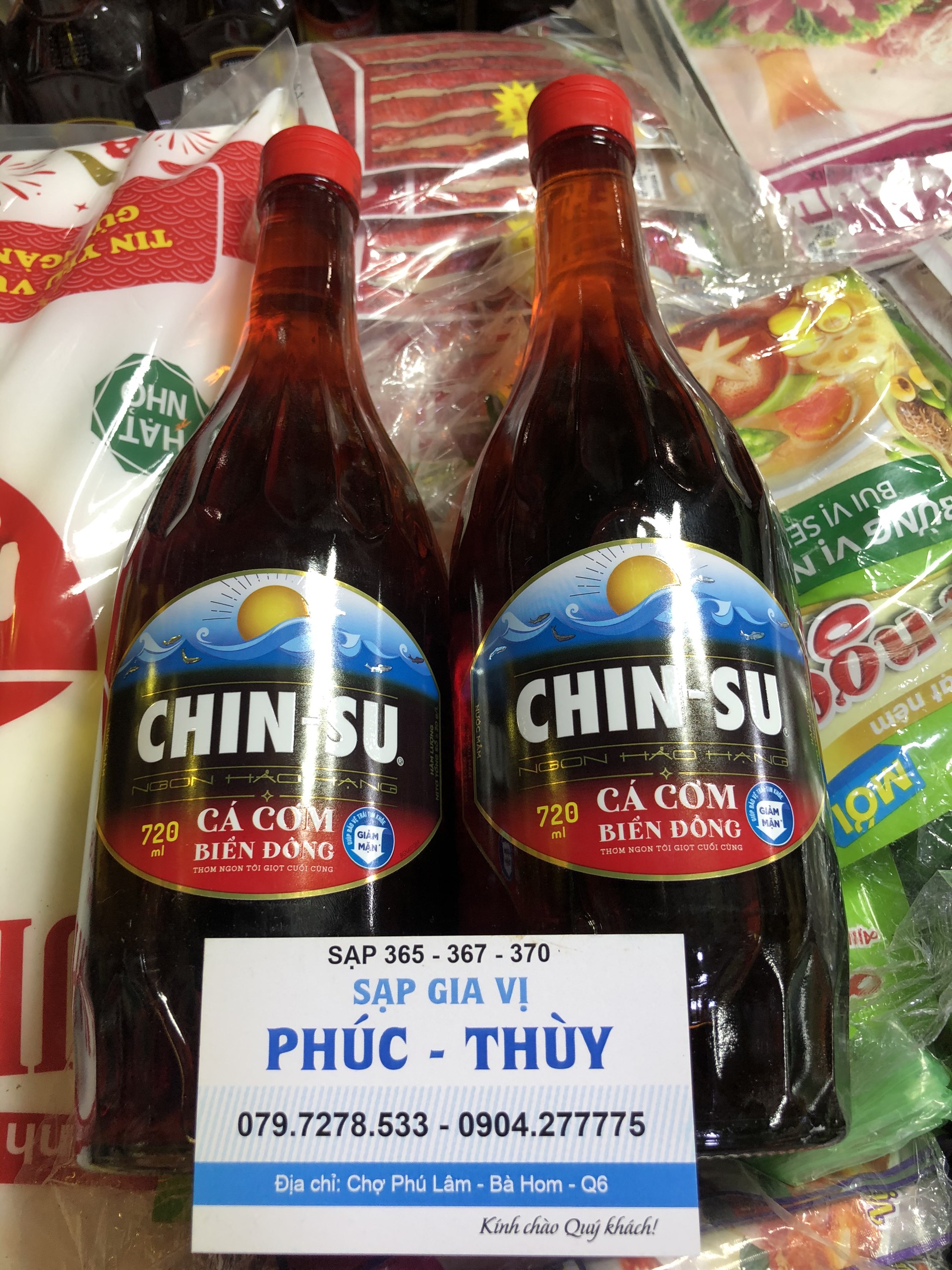Nước mắm Chinsu cá cơm đặc sản