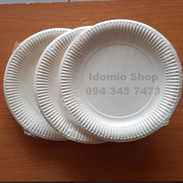 [HCM]Đĩa Giấy Dùng Một Lần 21cm - 10 Cái