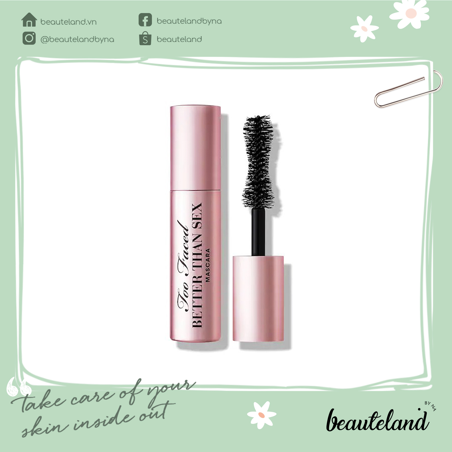 [Minisize] Mascara dày và dài mi Too Faced Better Than Volume 3.9g