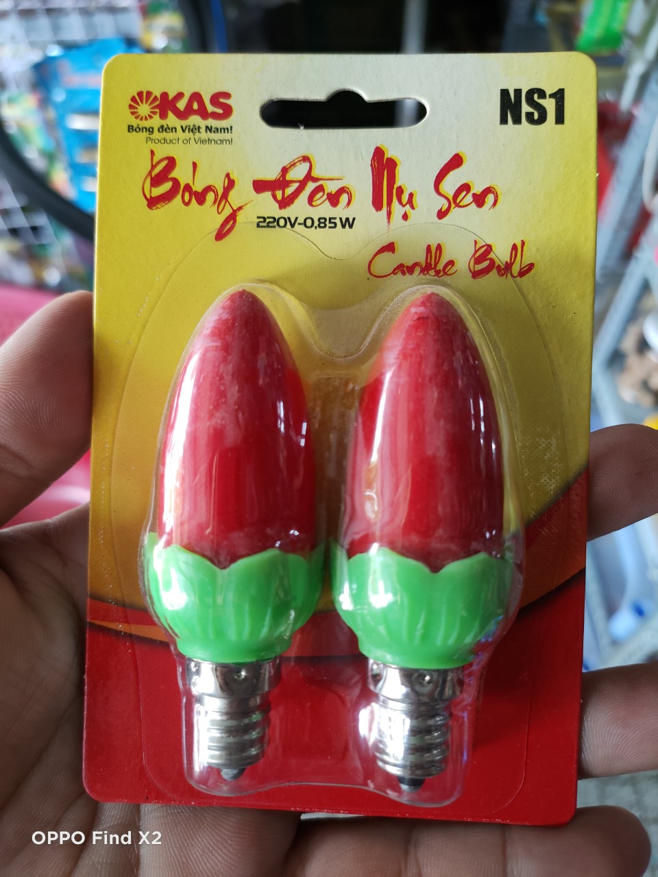 [HCM]Bóng led trái ớt 1W vĩ 2 bóng hiệu Okas