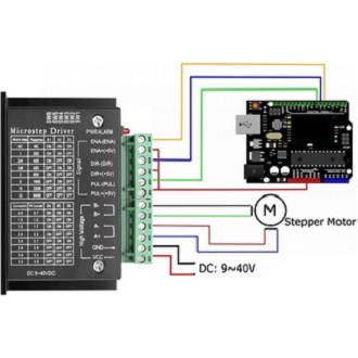 Mạch Điều Khiển Động Cơ Bước TB6600 4A 9V-42VDC - Step driver module