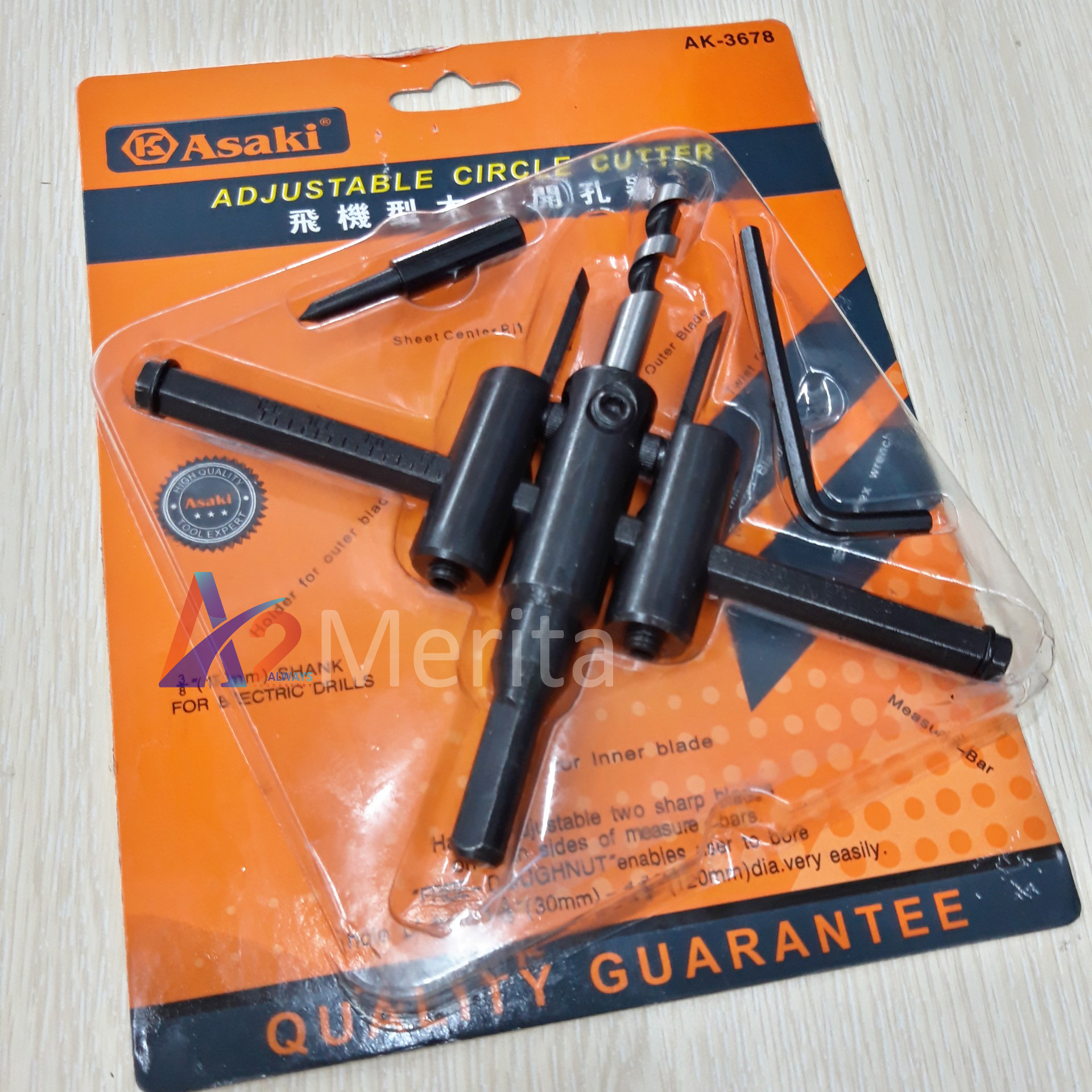 Mũi khoét lỗ gỗ và thạch cao φ30-120mm asaki ak-3678