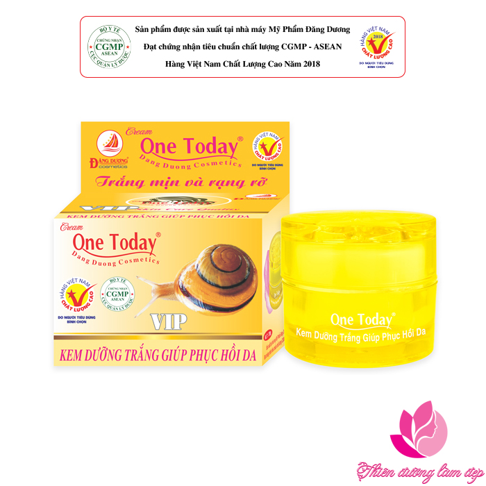Kem dưỡng trắng giúp phục hồi da Vip ONE TODAY - 20g