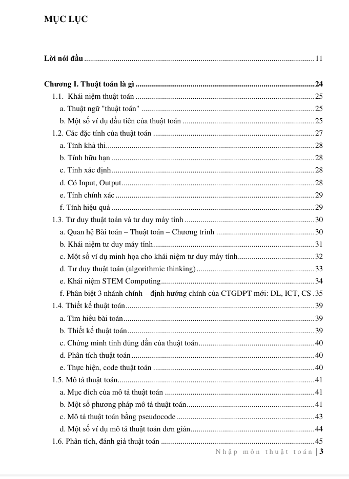 Nhập môn thuật toán