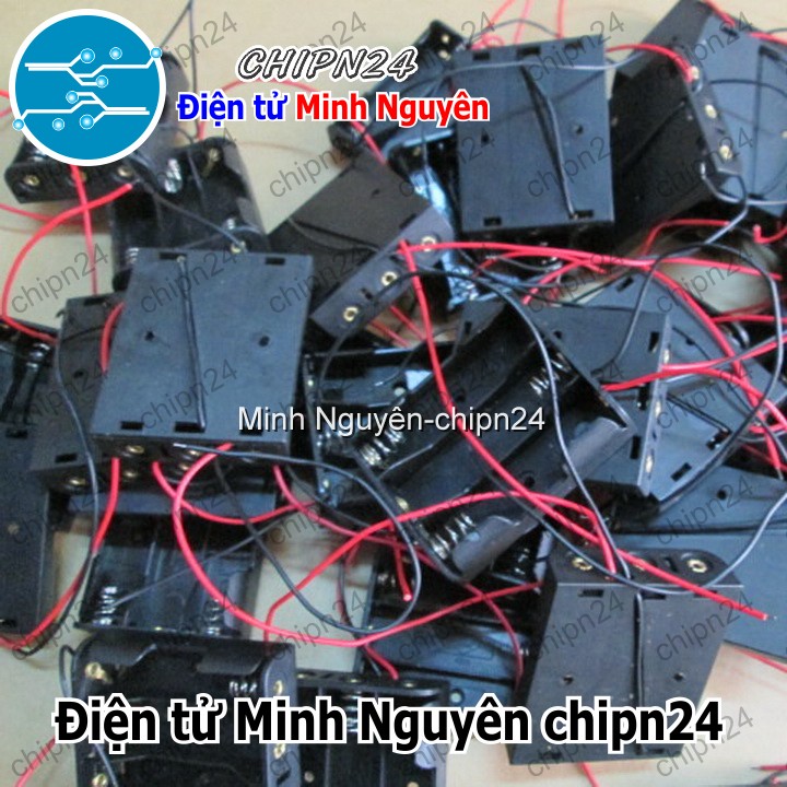 [1 cái] (C3) Hộp Đế pin 3 viên AA - HH000607