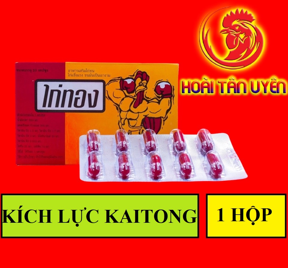 Hộp 2 vỉ 20 viên kích lực Kaitong giúp bổ sung dinh dưỡng, tăng cường cơ bắp trước đá 1 đến 2 tuần