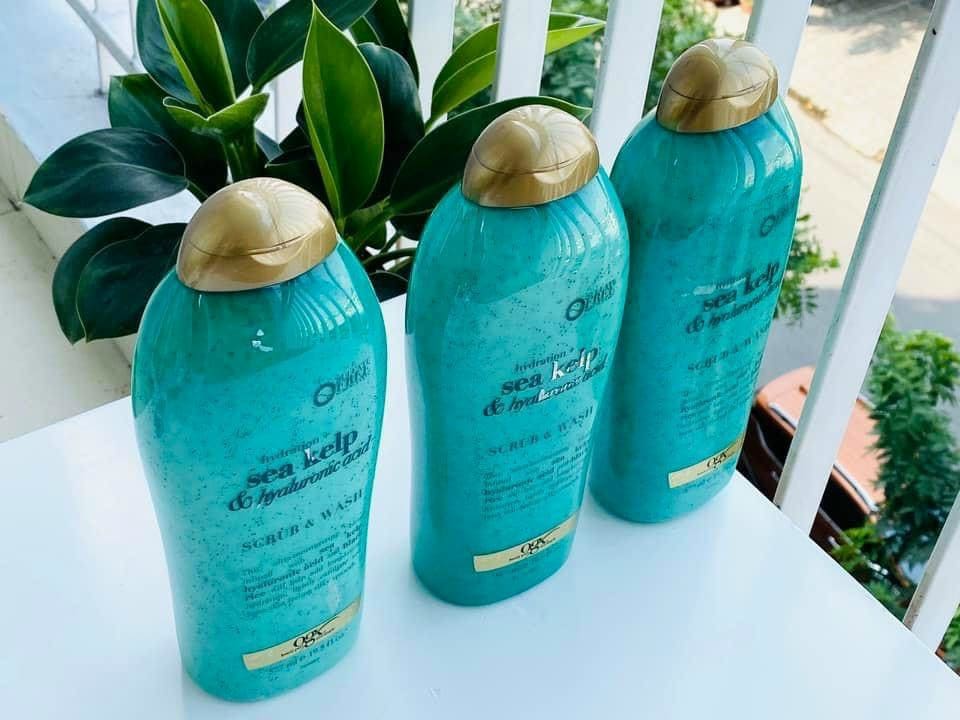 [HCM]SỮA TẮM OGX TẨY TẾ BÀO CHẾT 577ML