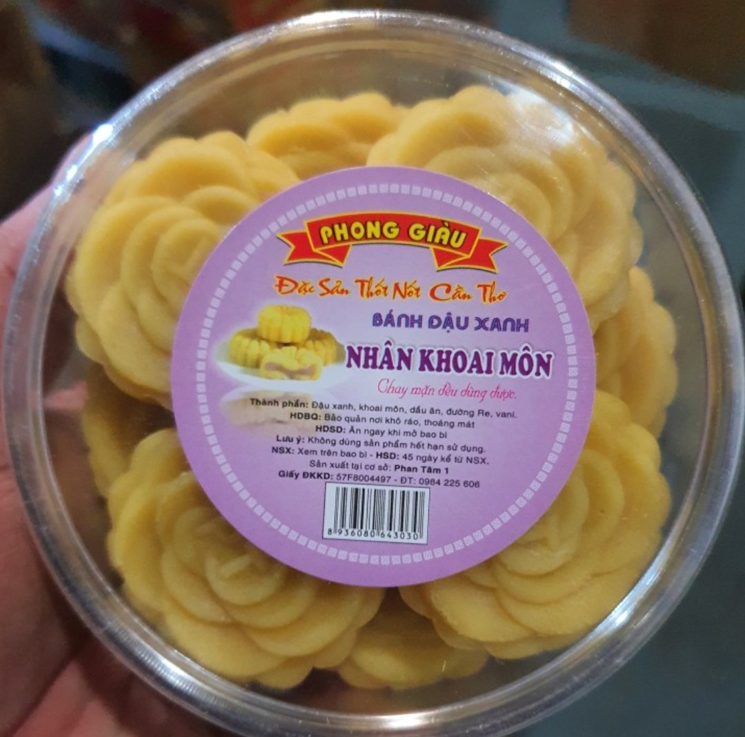 BÁNH ĐẬU XANH CÓ NHÂN (PHONG GIÀU FOOD)