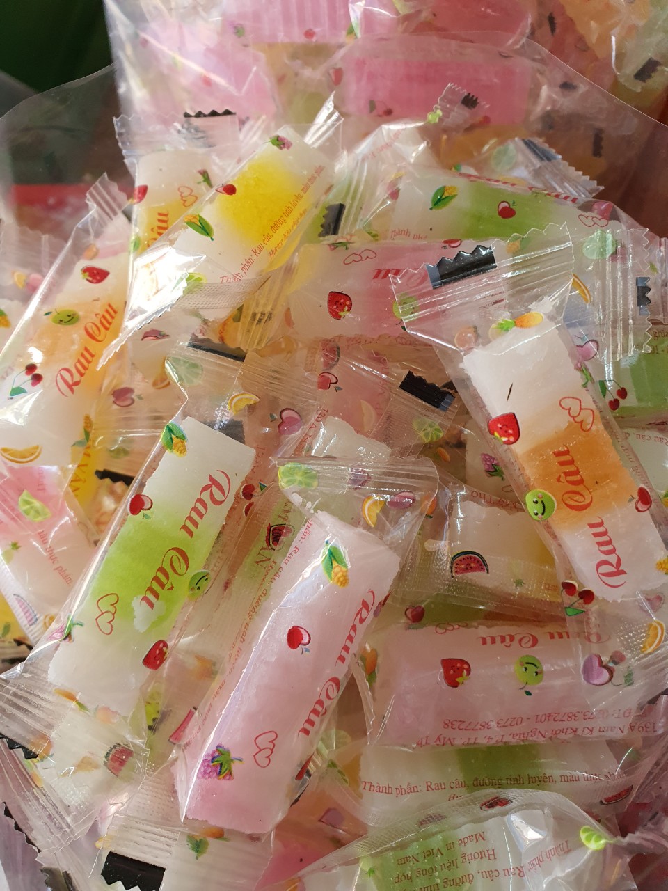 Mứt Rau Câu Sữa Giòn 500G
