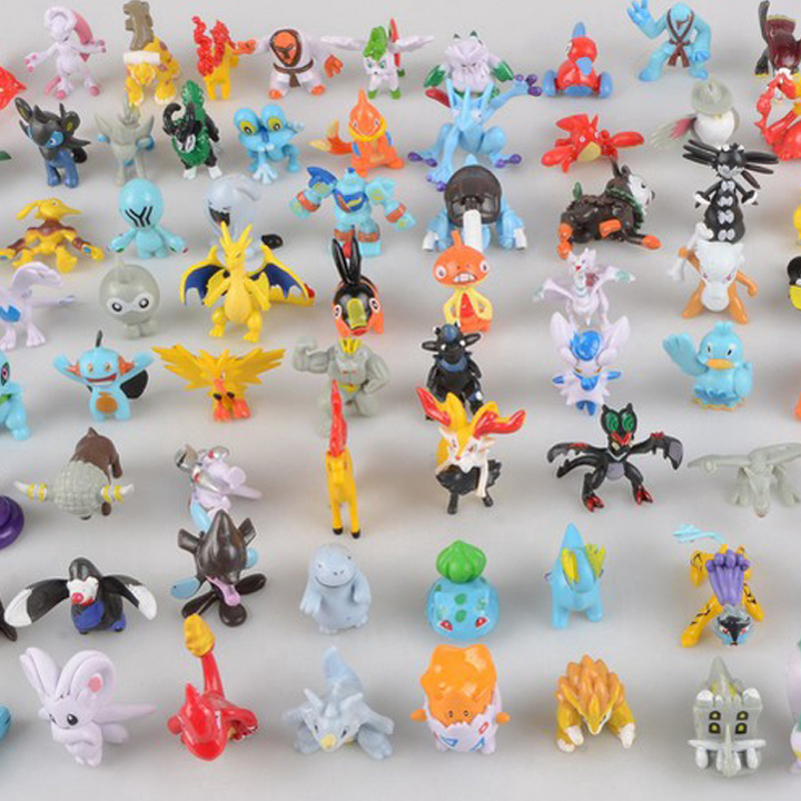 Bộ 144 Mô Hình Pokemon Mini Huyền Thoại
