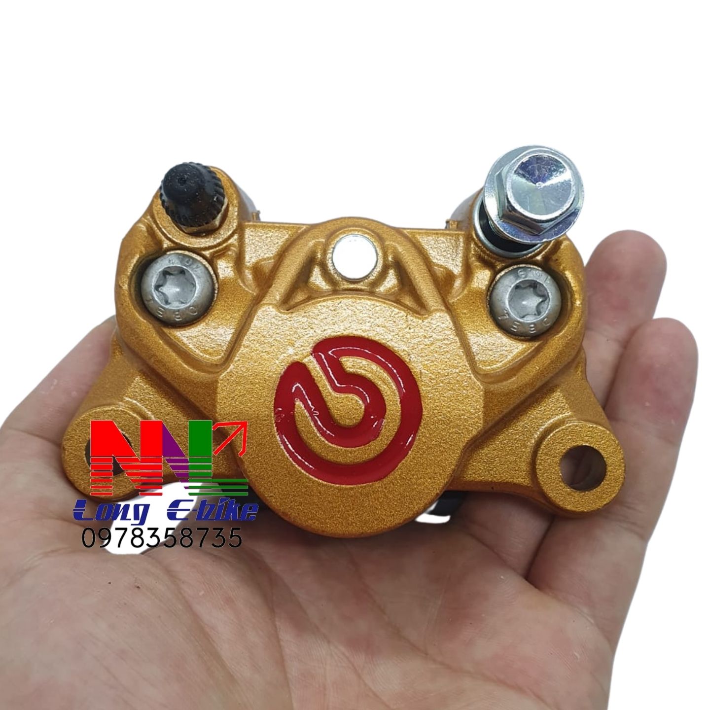 heo dầu trước sau 2 piston đối xứng