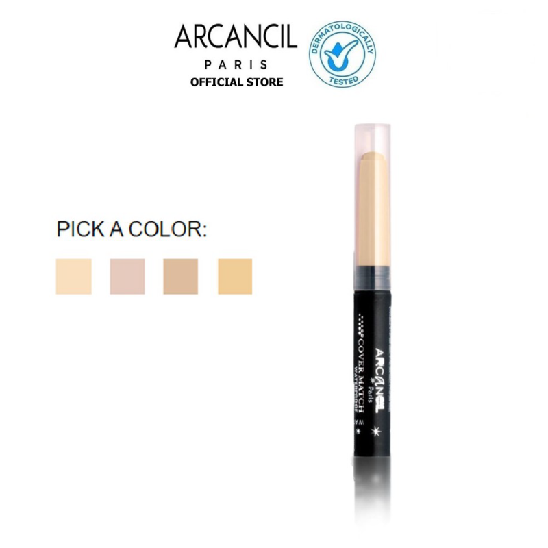 Kem che khuyết điểm Arcancil Cover Match Dark Circles and Imperfections Corrective Concealer 2.5g