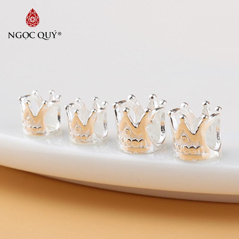 Charm bạc vương miệng hoàng gia - Ngọc Quý Gemstones